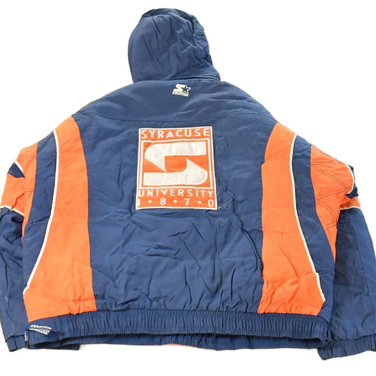 Vintage 1990s University Of Syracuse Orangemen Starter Anorak Jacket Men's 2XL / Sportswear / Athleisure / Vintage Starter Jacket from propervintagecanada