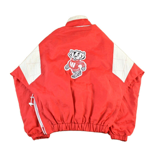 Vintage 1990s University of Wisconsin Badgers Collegiate NCAA Anorak Jacket Men's Large from propervintagecanada