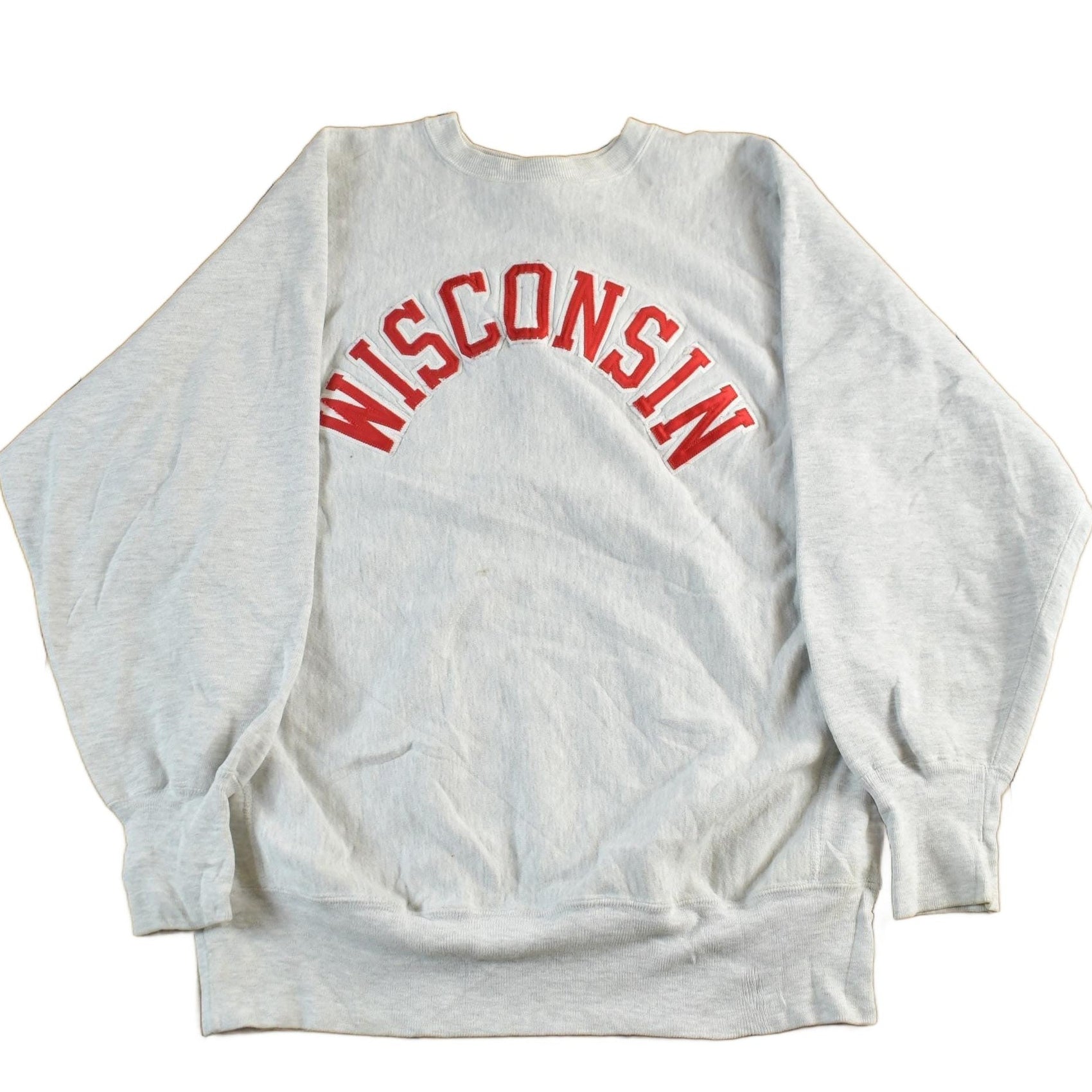 Vintage 1990s University of Wisconsin Champion Reverse Weave Crewneck Sweatshirt Men's XL from propervintagecanada