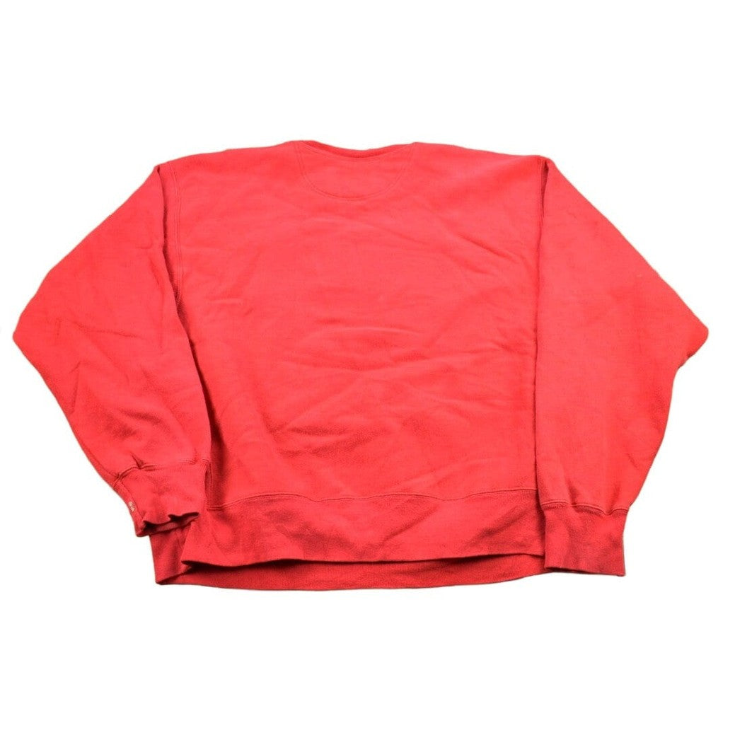 Vintage 1990s University Of Wisconsin Collegiate Basketball Reverse Weave Crewneck Men's XL from propervintagecanada