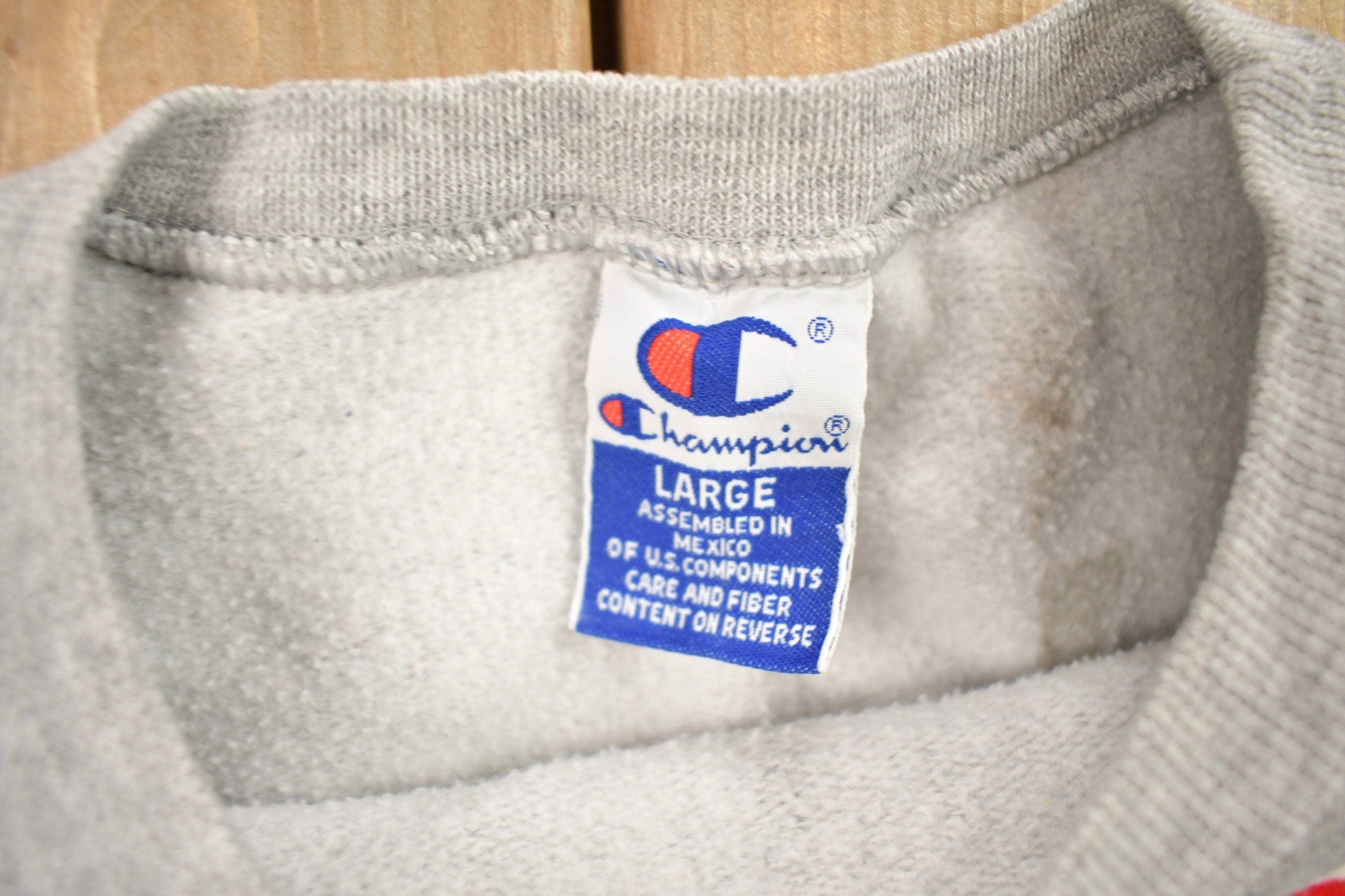 Vintage 1990s University Of Wisconsin Collegiate Champion Crewneck Men's Large from propervintagecanada