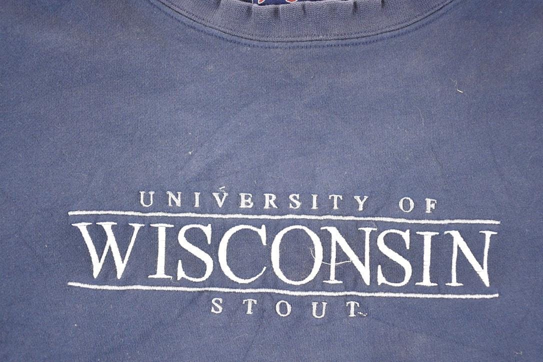 Vintage 1990s University Of Wisconsin Crewneck Sweater Men's L from propervintagecanada