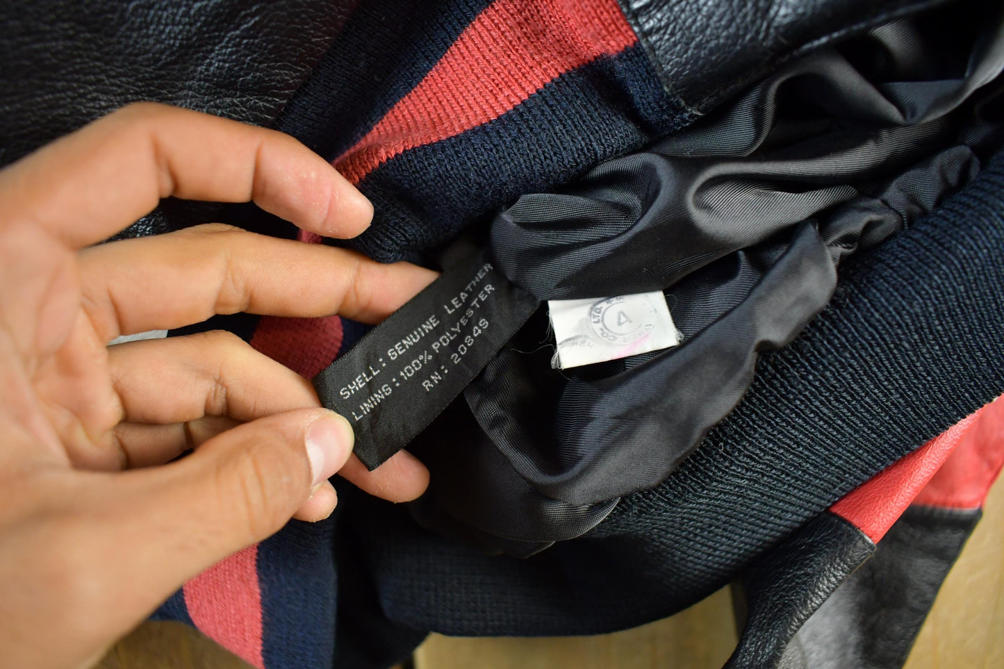 Vintage 1990s University Of Wisconsin Leather Varsity Jacket Men's XL from propervintagecanada