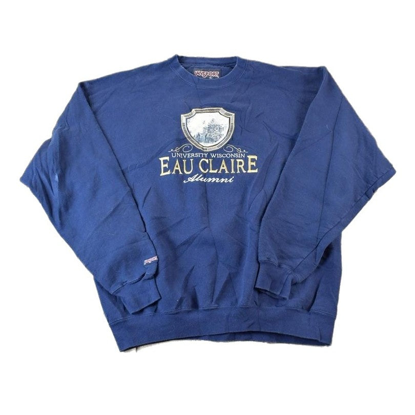 Vintage 1990s University Wisconsin Alumni Collegiate Jansport Heavyweight Crewneck Men's XL from propervintagecanada