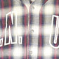 Vintage 1990s UNUF Plaid Button Up Souvenir T-Shirt Men's XL from propervintagecanada