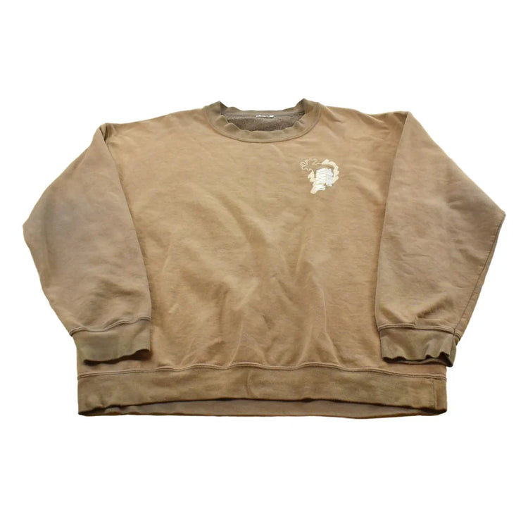Vintage 1990s Up North Michigan Moose Embroidered Crewneck Sweatshirt Mens L from propervintagecanada