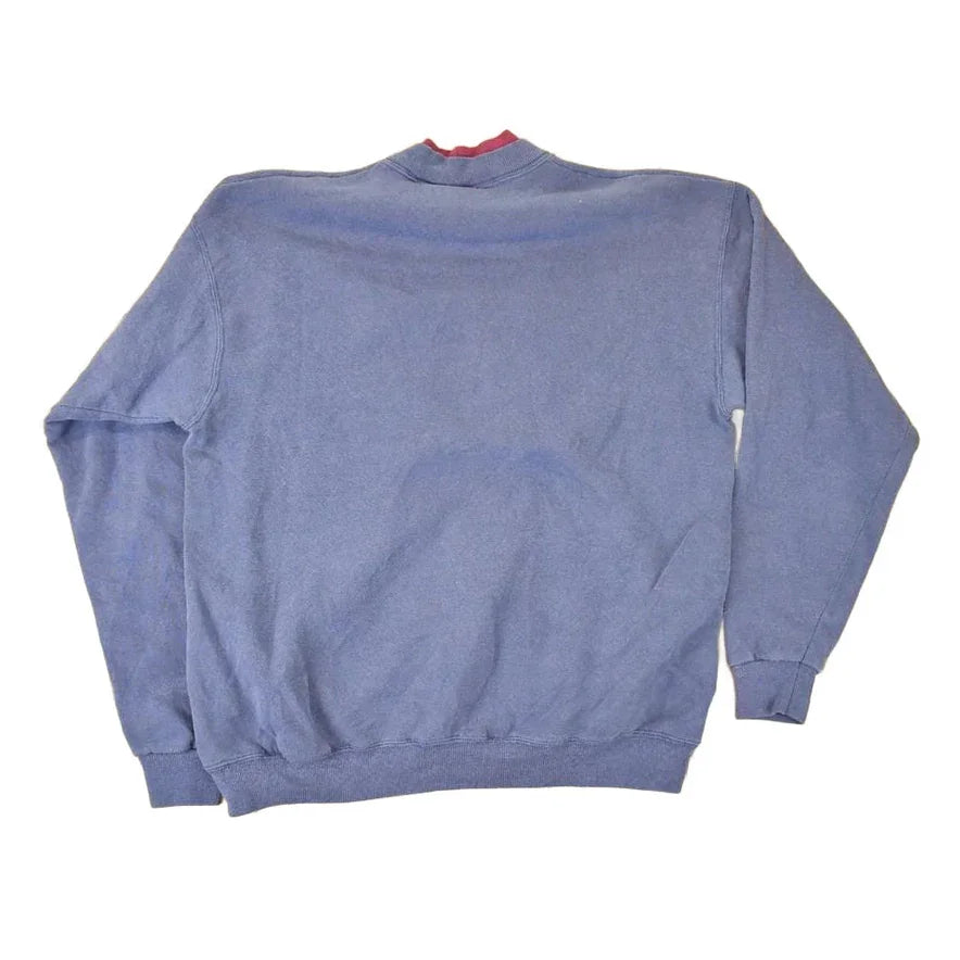 Vintage 1990s Up North Minnesota Embroidered Wolfpack Double Collar Crewneck Sweatshirt Mens L from propervintagecanada