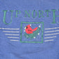 Vintage 1990s Up North Souvenir Cardinal Bird Crewneck Sweatshirt Made In USA Men's Large from propervintagecanada