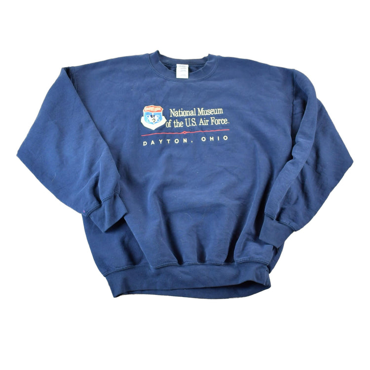 Vintage 1990s US Air Force National Museum Dayton Ohio Souvenir Crewneck Sweatshirt Men's XL from propervintagecanada