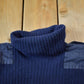 Vintage 1990s US Air Force Ribbed Turtle-Neck 100% Wool Knit Sweater Men's Medium from propervintagecanada