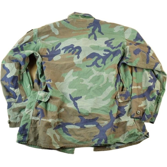 Vintage 1990s Us Army Military Button Up Camo Style Shirt Men's Medium from propervintagecanada