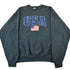 Vintage 1990s USA American Flag Crewneck Sweatshirt Mens XL from propervintagecanada