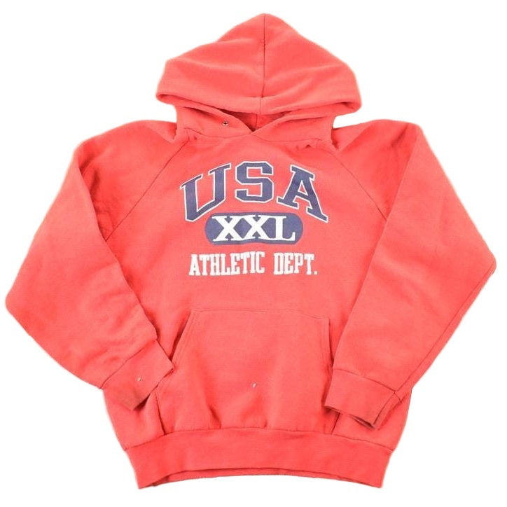Vintage 1990s USA Athletic DEPT Hoodie Sweatshirt Mens M from propervintagecanada