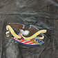 Vintage 1990s USA Biker Motorcycle Leather Jacket Men's Large from propervintagecanada
