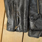 Vintage 1990s USA Biker Motorcycle Leather Jacket Men's Large from propervintagecanada