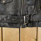 Vintage 1990s USA Biker Motorcycle Leather Jacket Men's Large from propervintagecanada