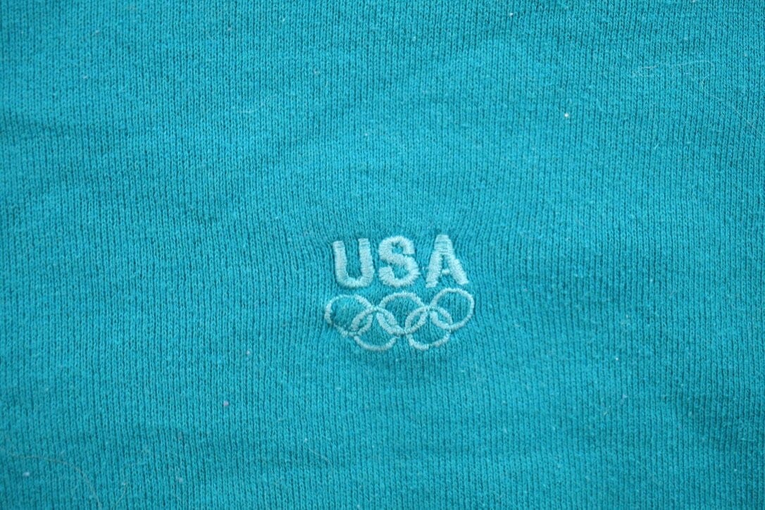 Vintage 1990s USA Olympic Blank Crewneck Sweatshirt Men's Large from propervintagecanada