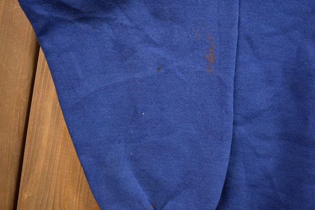 Vintage 1990s USA Olympic Blank Navy Blue Crewneck Sweatshirt from propervintagecanada