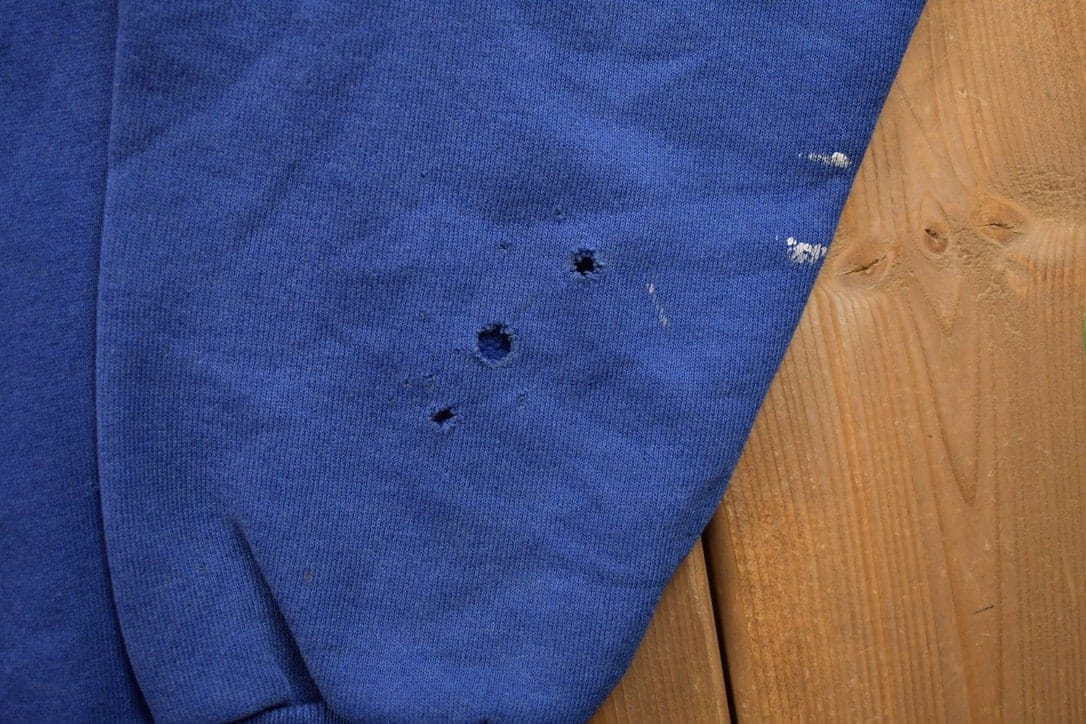 Vintage 1990s USA Olympic Blank Navy Blue Crewneck Sweatshirt from propervintagecanada