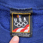 Vintage 1990s USA Olympic Blank Navy Blue Crewneck Sweatshirt from propervintagecanada