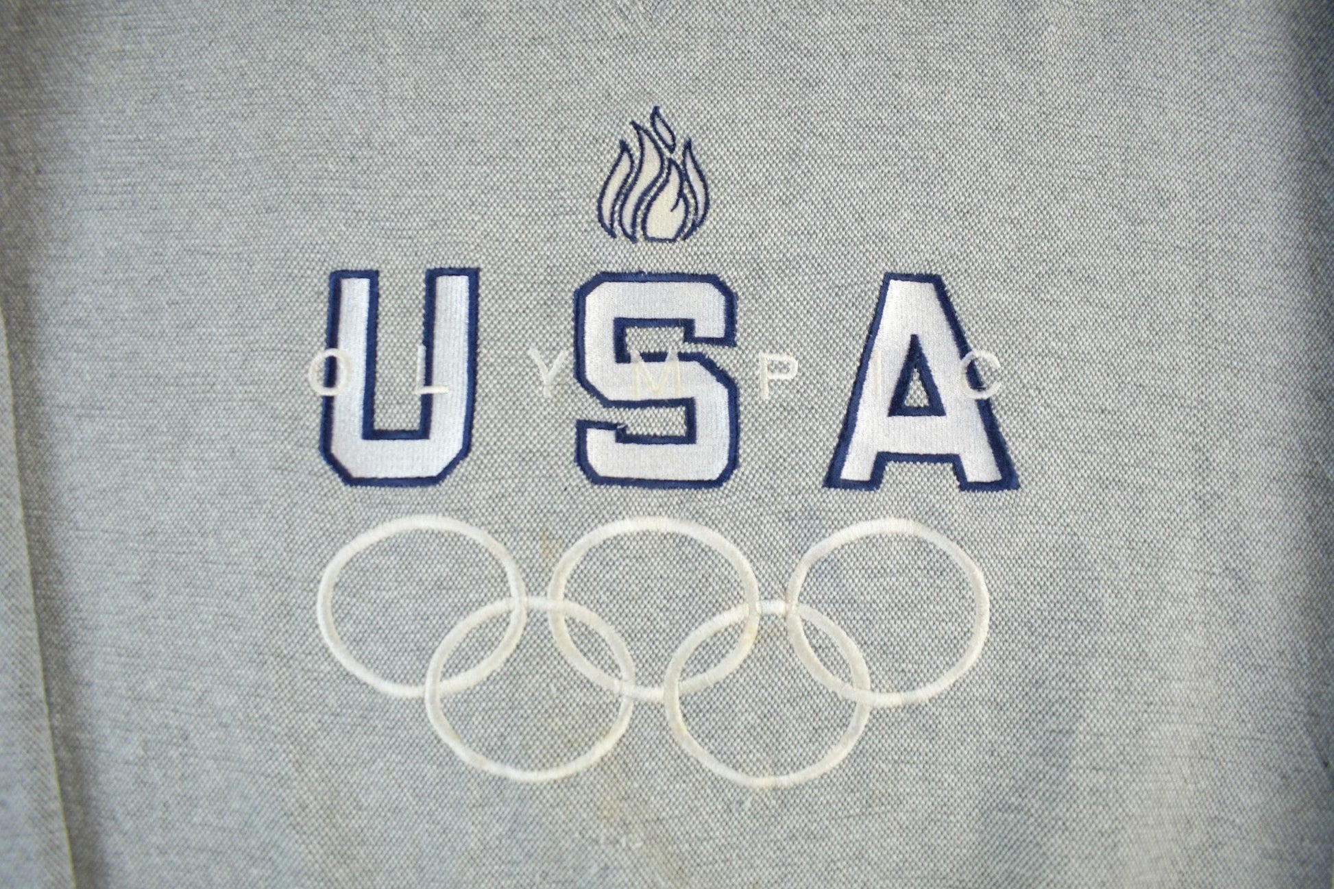 Vintage 1990s USA Olympic Crewneck Sweatshirt Men's XL