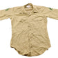Vintage 1990s USMC Military Beige Blank Button Up Shirt Men's S from propervintagecanada