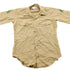 Vintage 1990s USMC Military Beige Blank Button Up Shirt Men&
