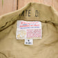 Vintage 1990s USMC Military Beige Blank Button Up Shirt Men's S from propervintagecanada