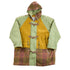 Vintage 1990s Utex Hooded Field Jacket Plaid Wool Men&