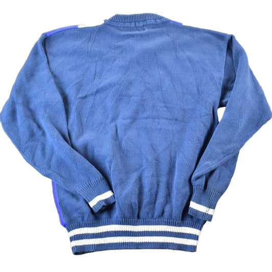 Vintage 1990s Van Heusen 417 Yachting Knit Crewneck Sweater Mens M from propervintagecanada