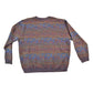 Vintage 1990s Van Heusen Knit Abstract Pattern Crewneck Sweater Mens L from propervintagecanada