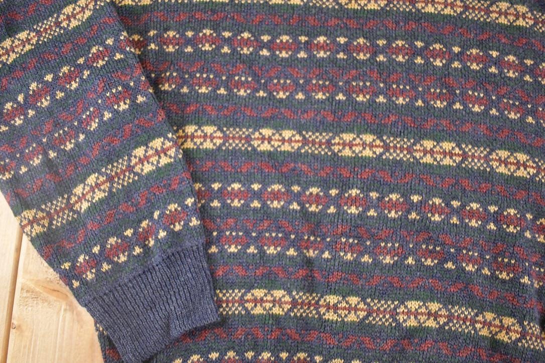 Vintage 1990s van Heusen Knit Sweater Men's XL from propervintagecanada