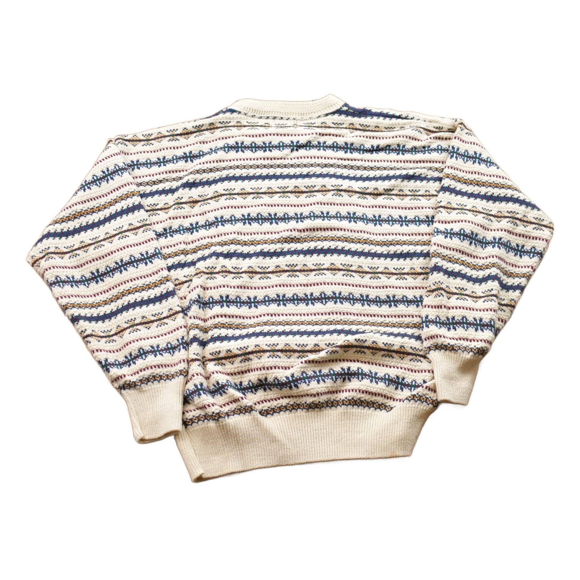 Vintage 1990s Van Heusen Knitted Crewneck Sweater from propervintagecanada