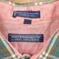 Vintage 1990s Van Heusen Lined Plaid Button Up Shirt Men's XL from propervintagecanada