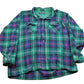 Vintage 1990s Van Heusen Plaid Lined Button Up Shirt Men's 2XL from propervintagecanada