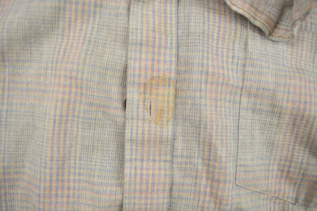Vintage 1990s Van Heusen Striped Button Up Shirt Men's Medium from propervintagecanada