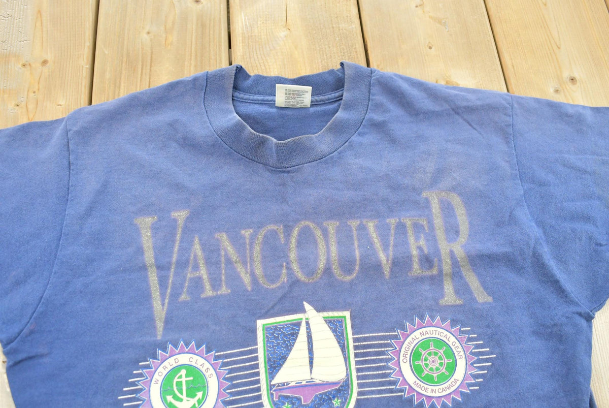 Vintage 1990s Vancouver British Columbia Souvenir T-Shirt Men's M from propervintagecanada