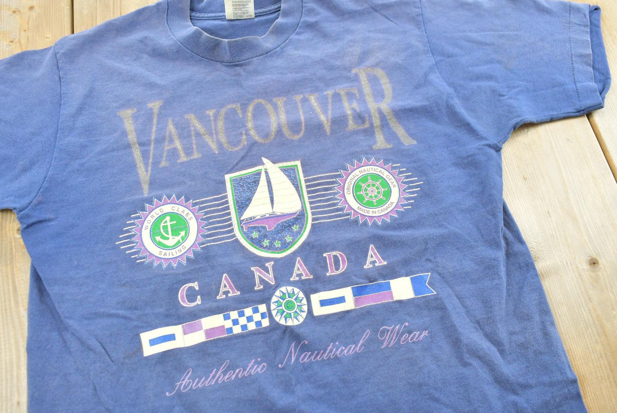 Vintage 1990s Vancouver British Columbia Souvenir T-Shirt Men's M from propervintagecanada