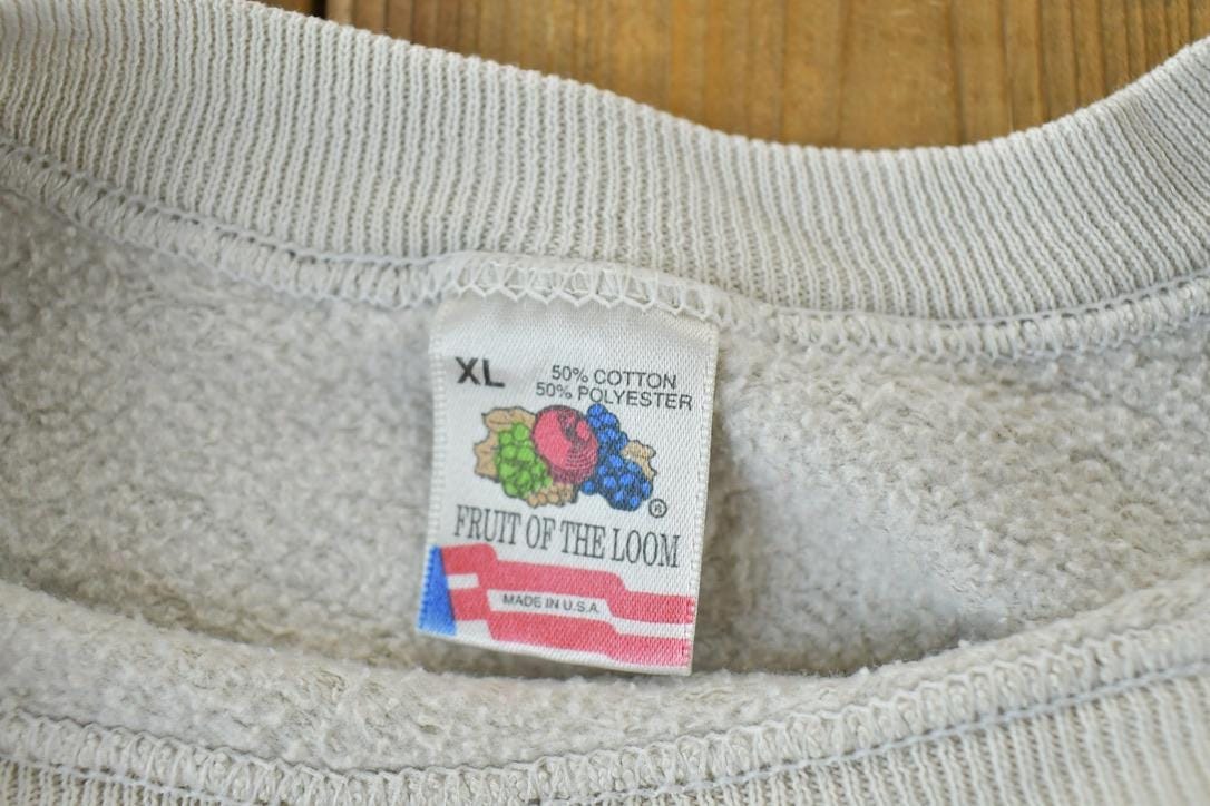 Vintage 1990s Vativity University Crewneck Men's Large from propervintagecanada