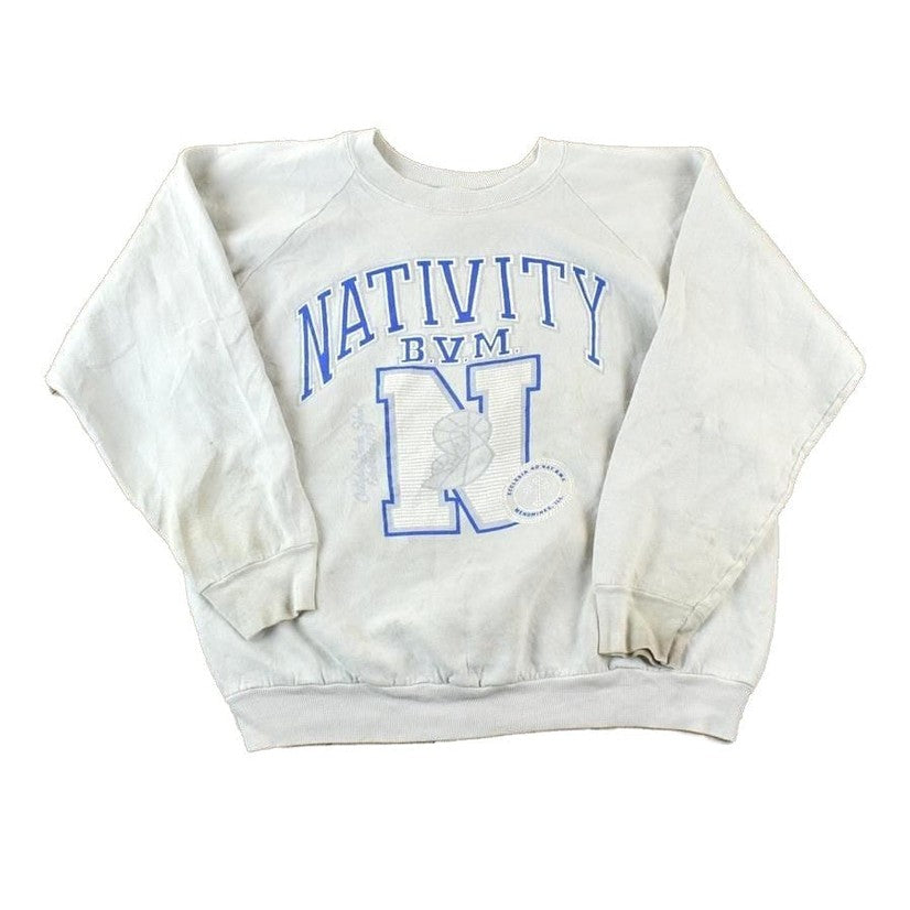 Vintage 1990s Vativity University Crewneck Men's Large from propervintagecanada