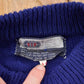 Vintage 1990s VIP Knitted Crewneck Sweater Men's S from propervintagecanada