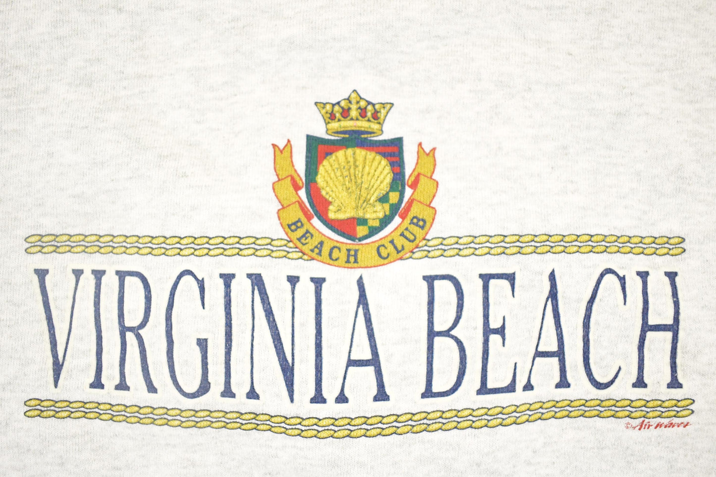 Vintage 1990s Virginia Beach Souvenir Crewneck Sweatshirt Men's from propervintagecanada