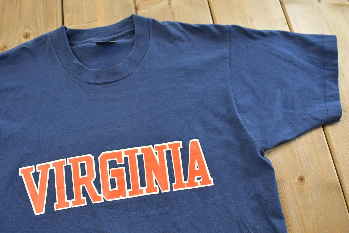 Vintage 1990s Virginia Cavaliers University Collegiate T-Shirt Mens M from propervintagecanada