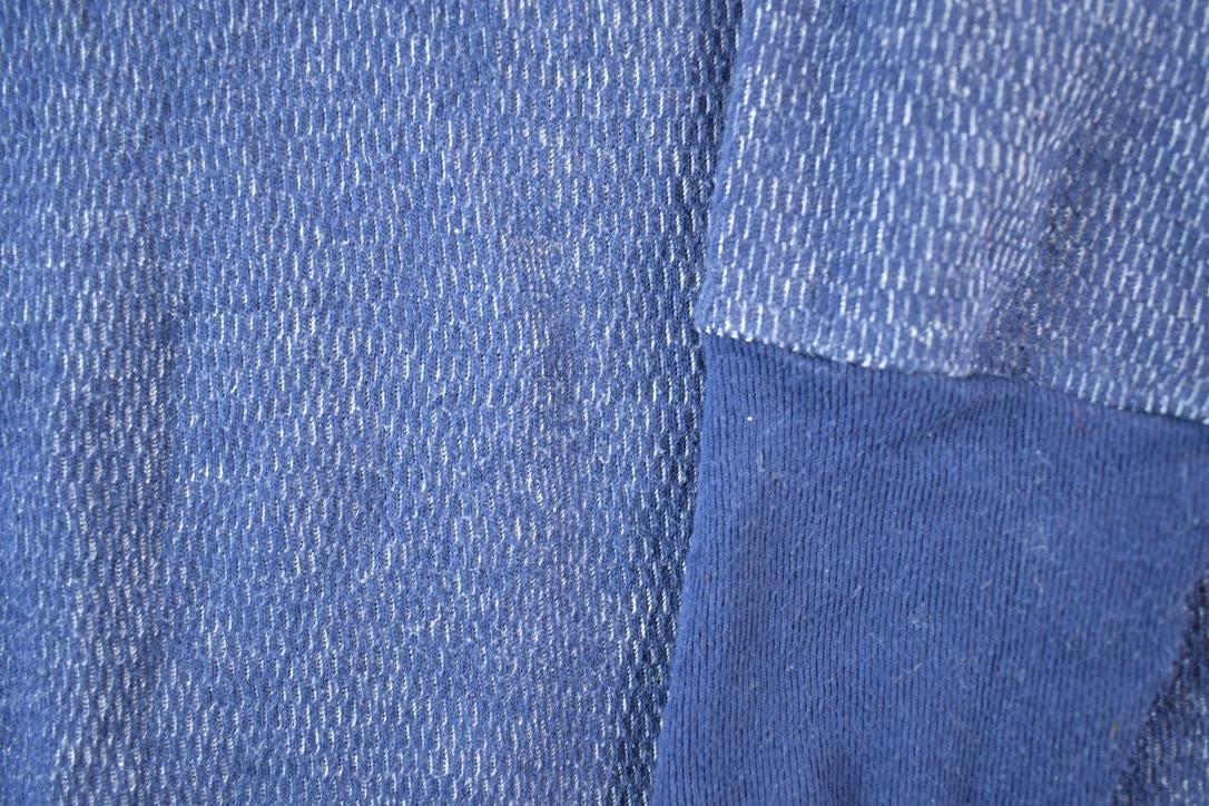 Vintage 1990s Waffle Knit Thermal Crewneck Sweatshirt Mens S from propervintagecanada