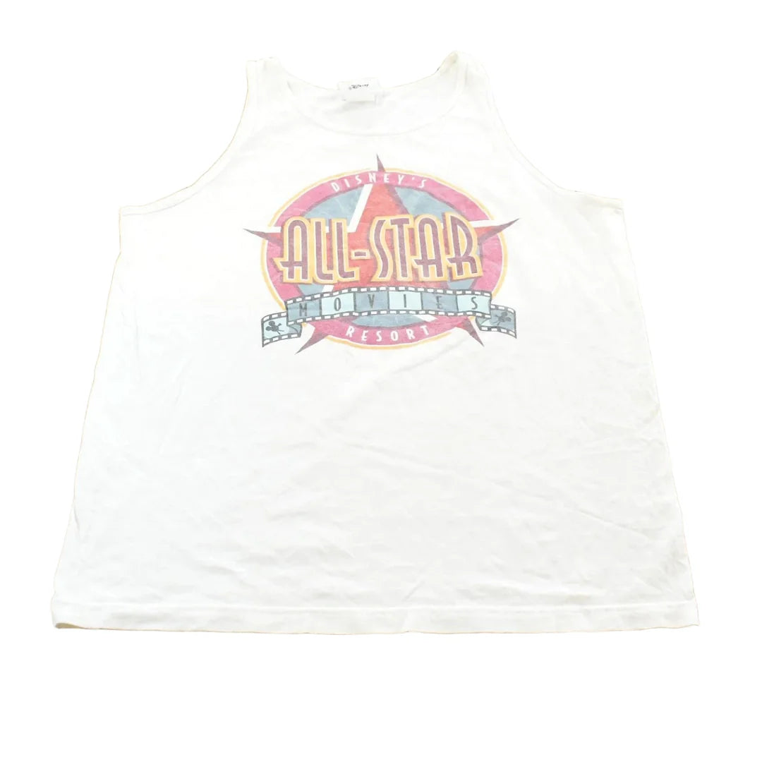 Vintage 1990s Walt Disney World All-Star Movies Tank Top Shirt Mens L from propervintagecanada