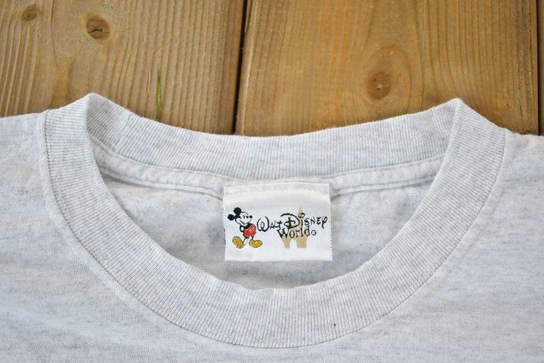 Vintage 1990s Walt Disney World Magic Music Days Cartoon Promo T-Shirt Men's 2XL