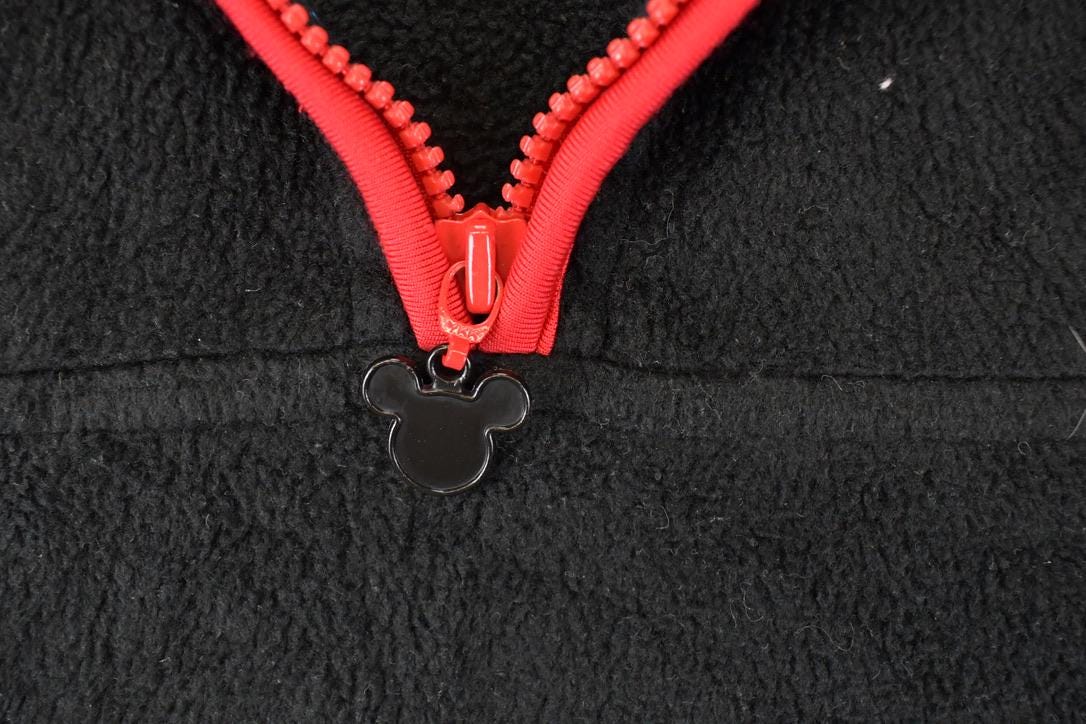 Vintage 1990s Walt Disney World Quarter Zip Fleece Sweater Men's XL from propervintagecanada