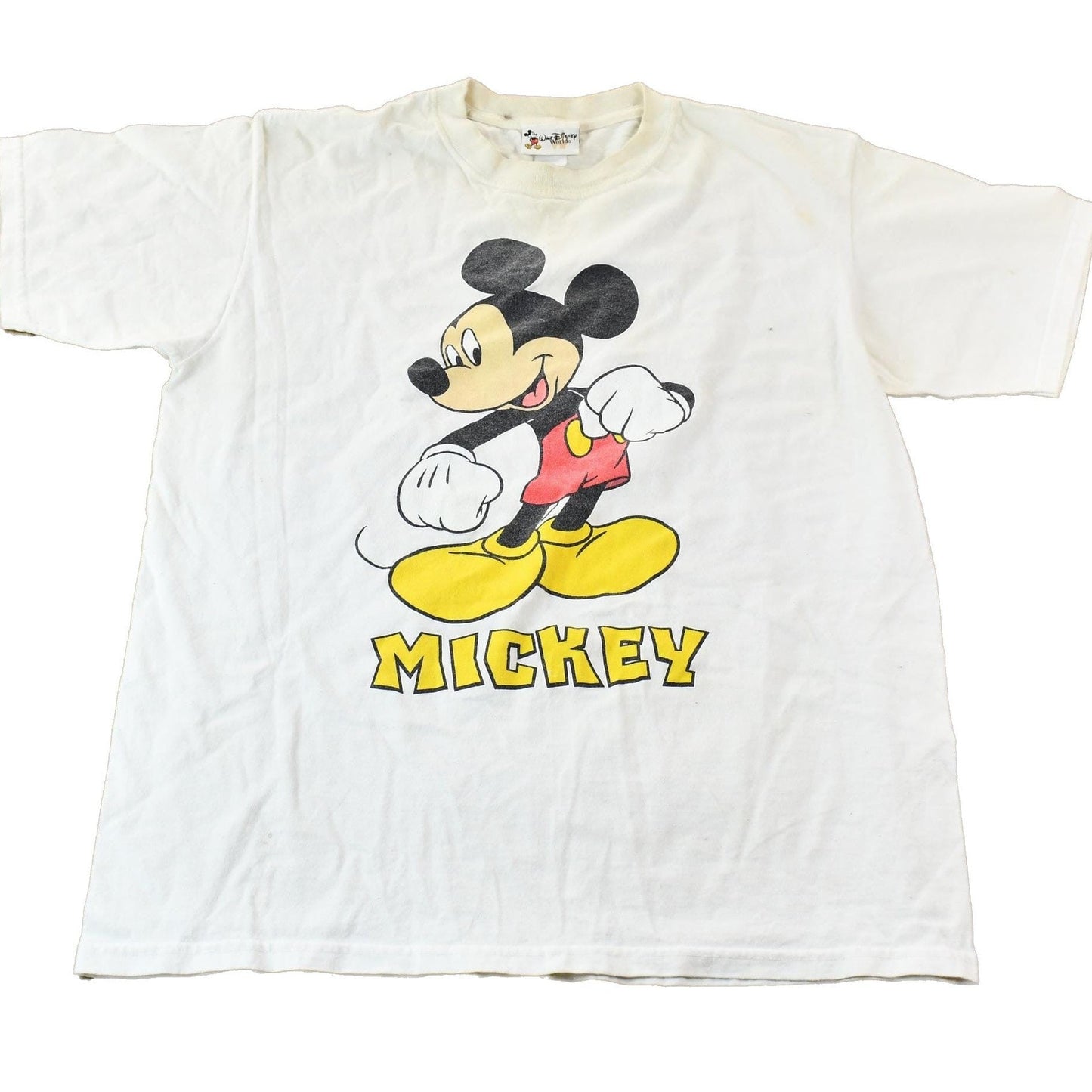 Vintage 1990s Walt Disney World Single Stitch Graphic Mickey Mouse T-Shirt Men's Medium from propervintagecanada