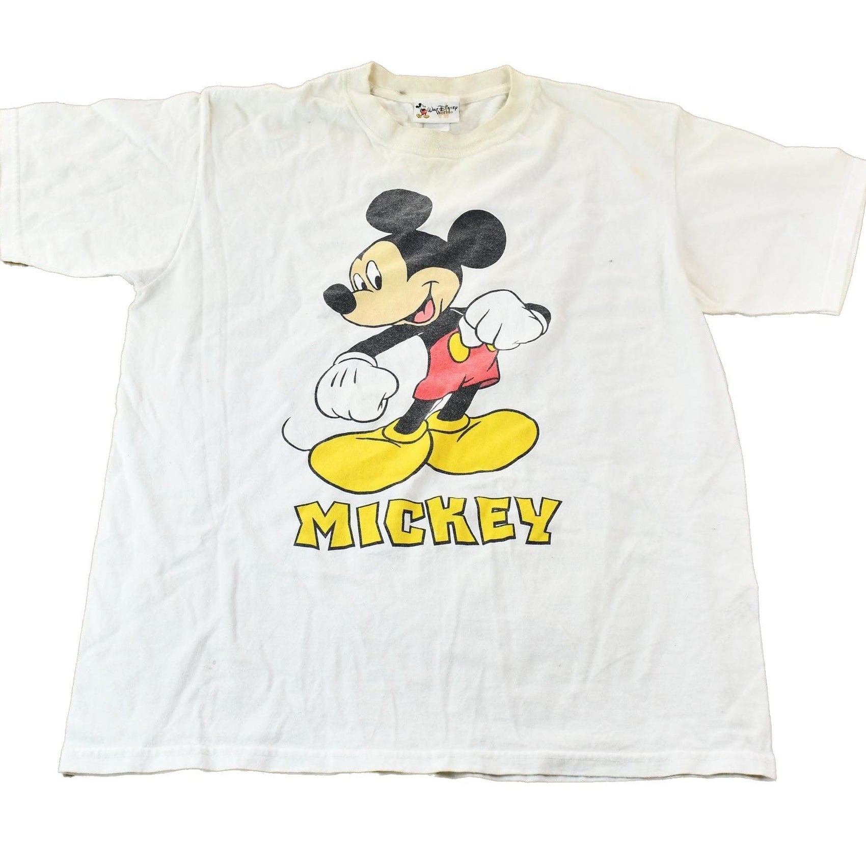 Vintage 1990s Walt Disney World Single Stitch Graphic Mickey Mouse T-Shirt Men's Medium from propervintagecanada