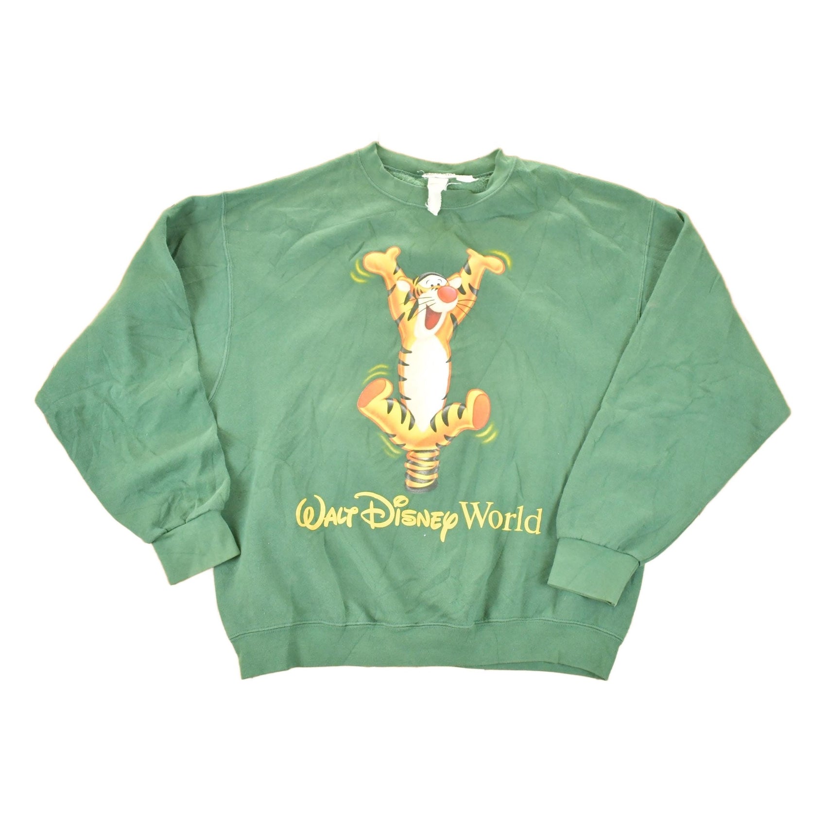 Vintage 1990s Walt Disney World Tigger Crewneck Sweater Men's L from propervintagecanada